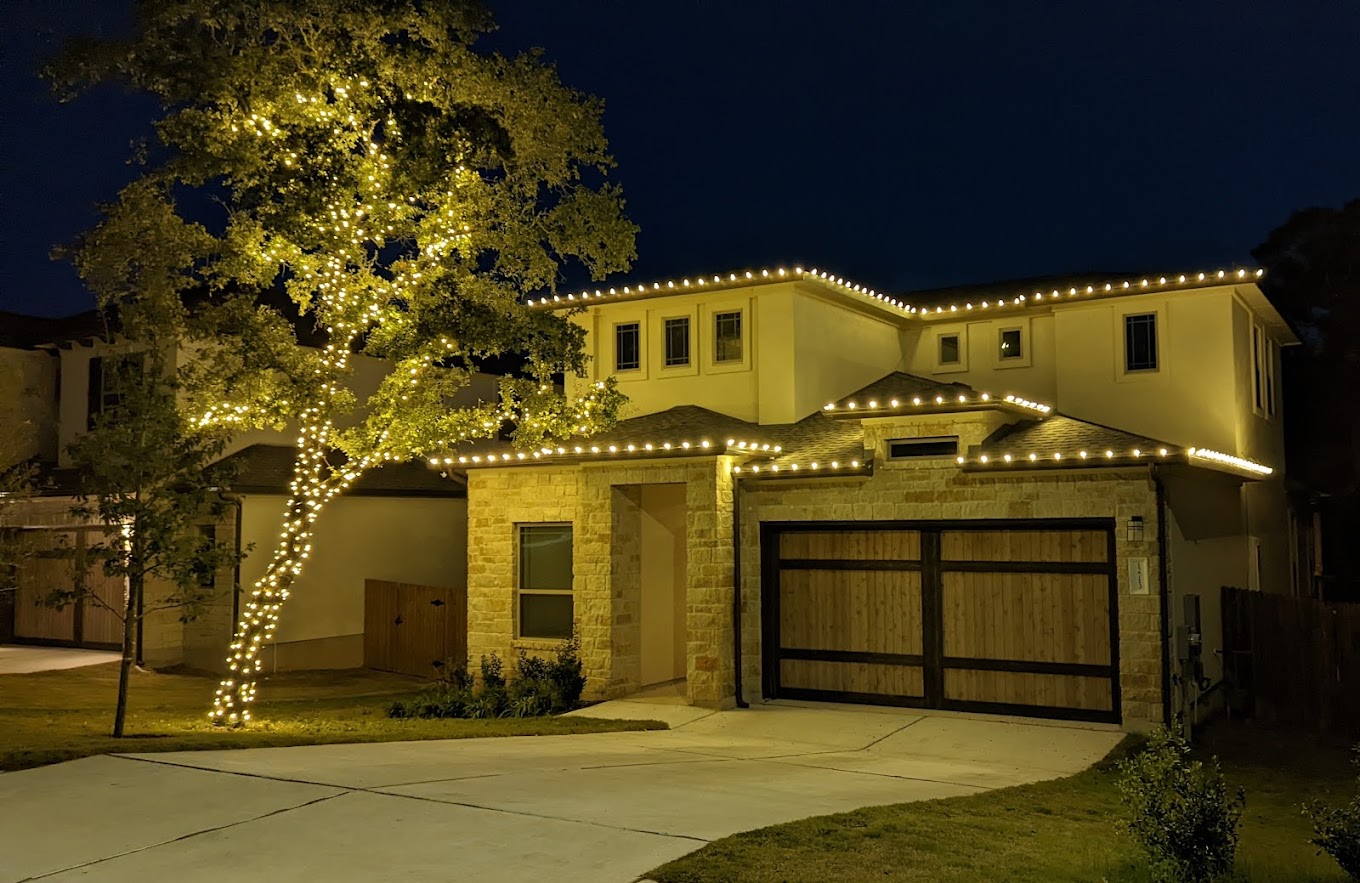 Magical Christmas Light Installation Completed In Shavano Park, TX  Image